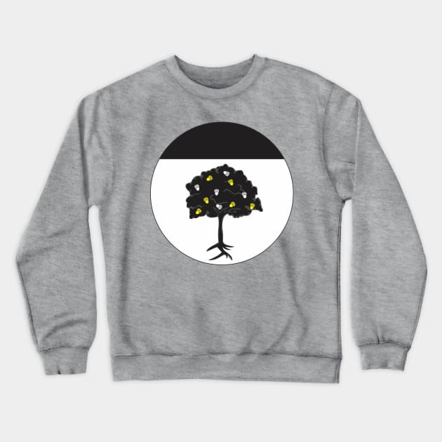 Darkwood Badge Crewneck Sweatshirt by Greyhand